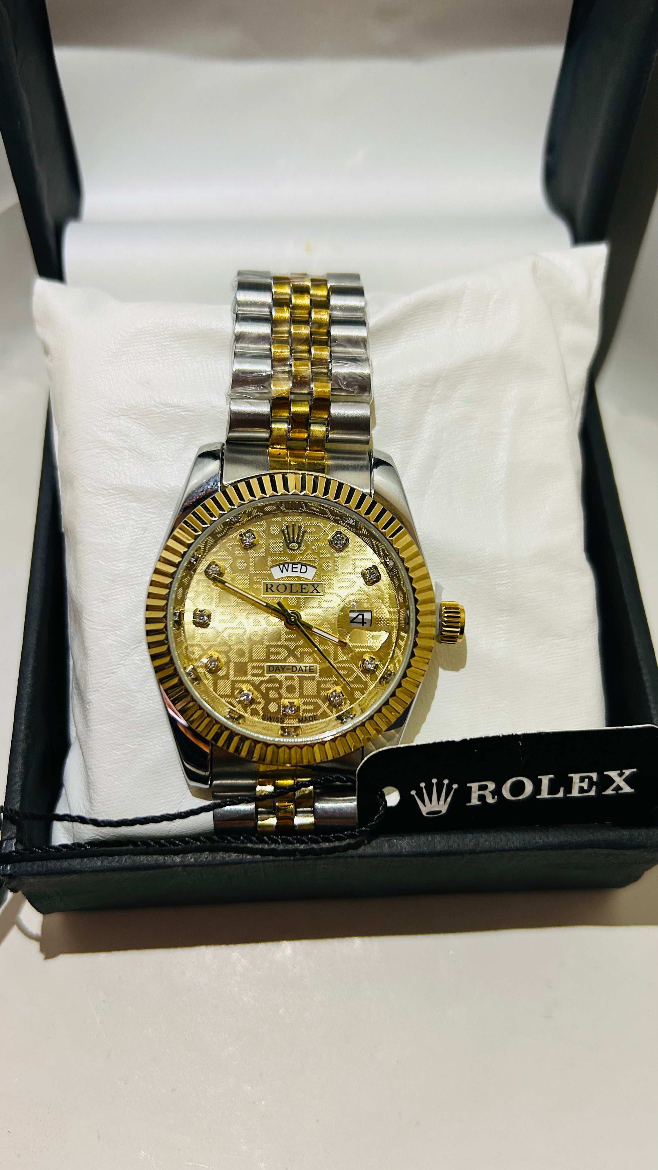 ROLEX SILVER GOLD