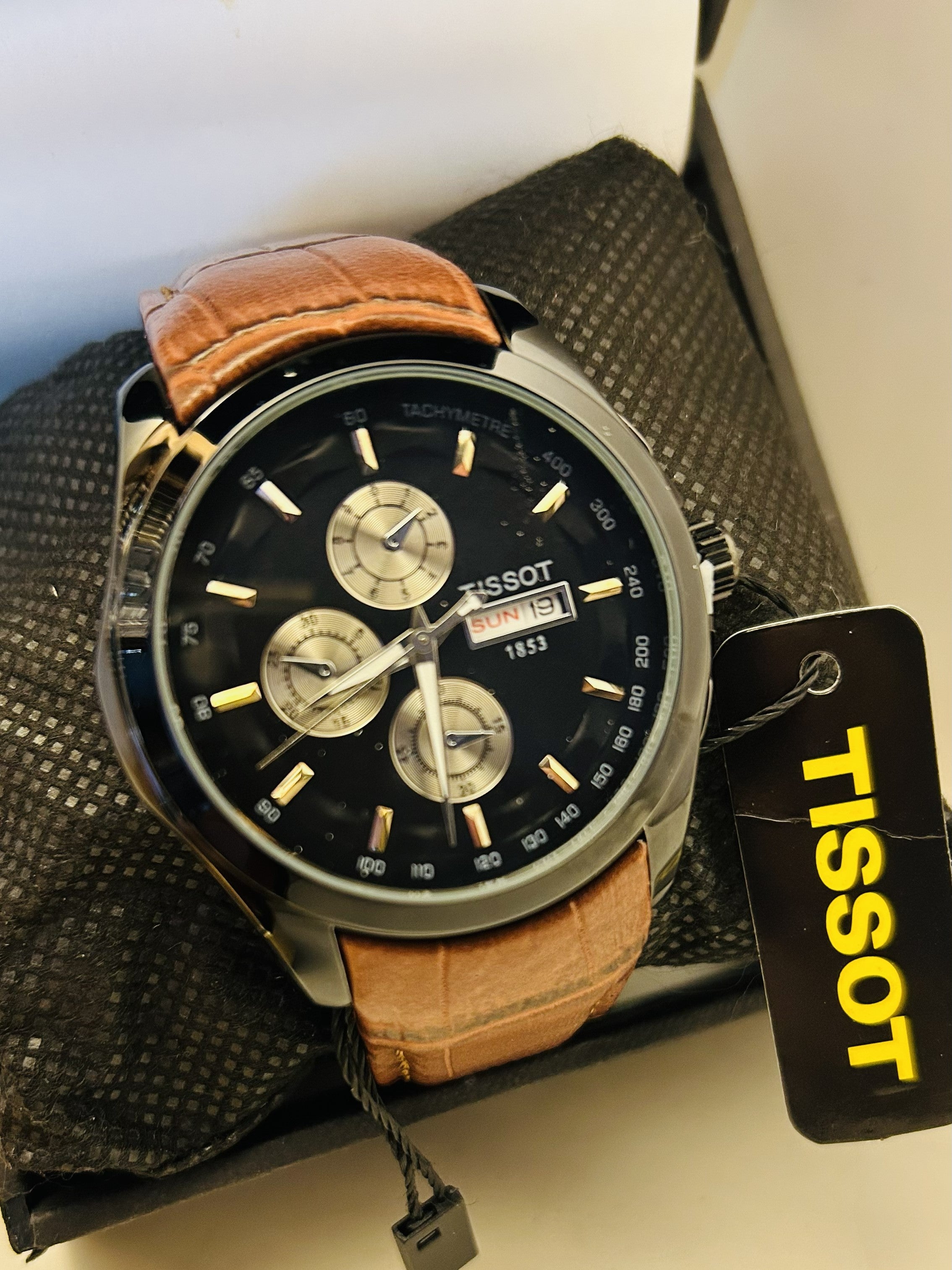 TISSOT BLACK CAMEL