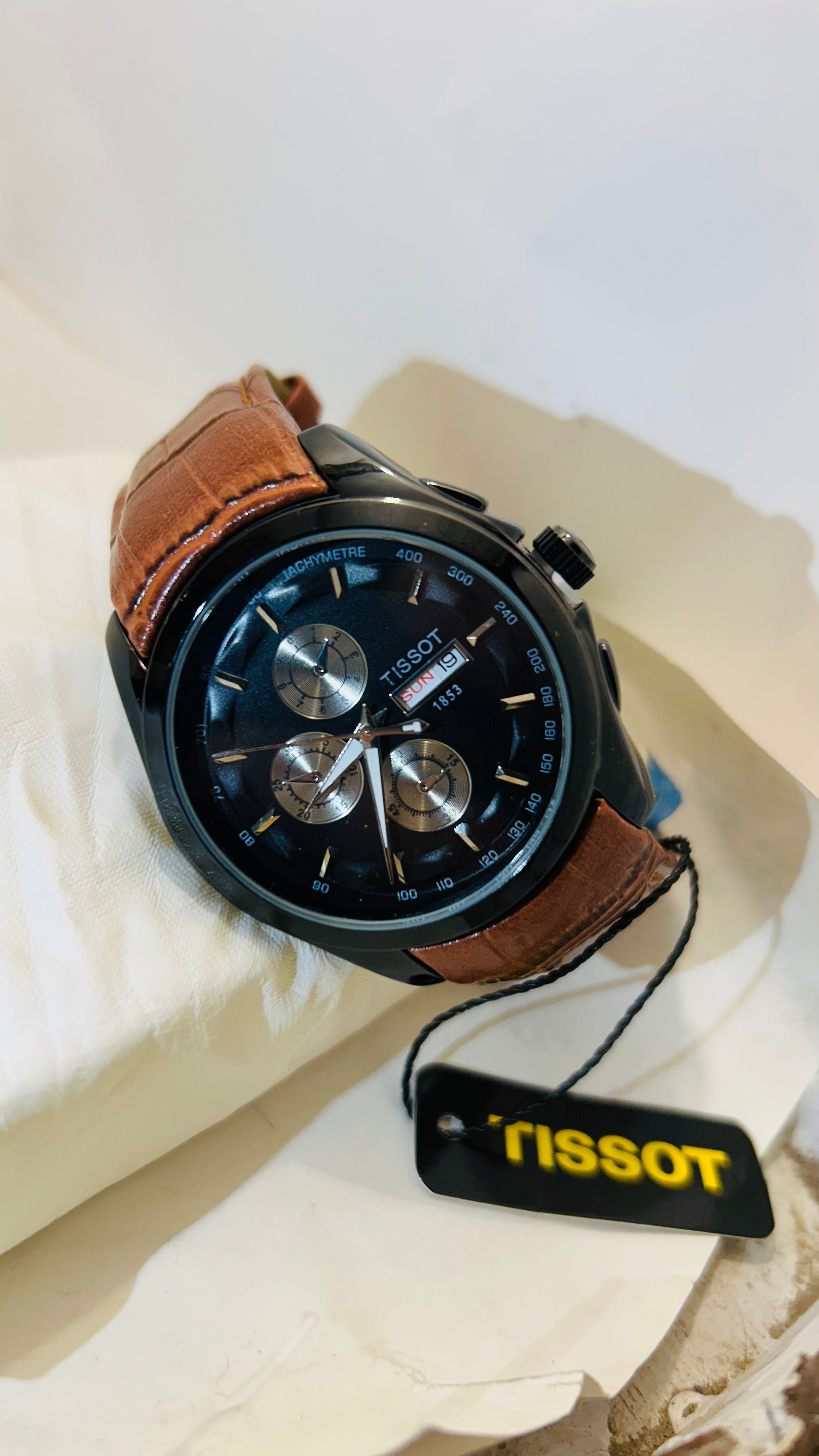 TISSOT BLACK CAMEL