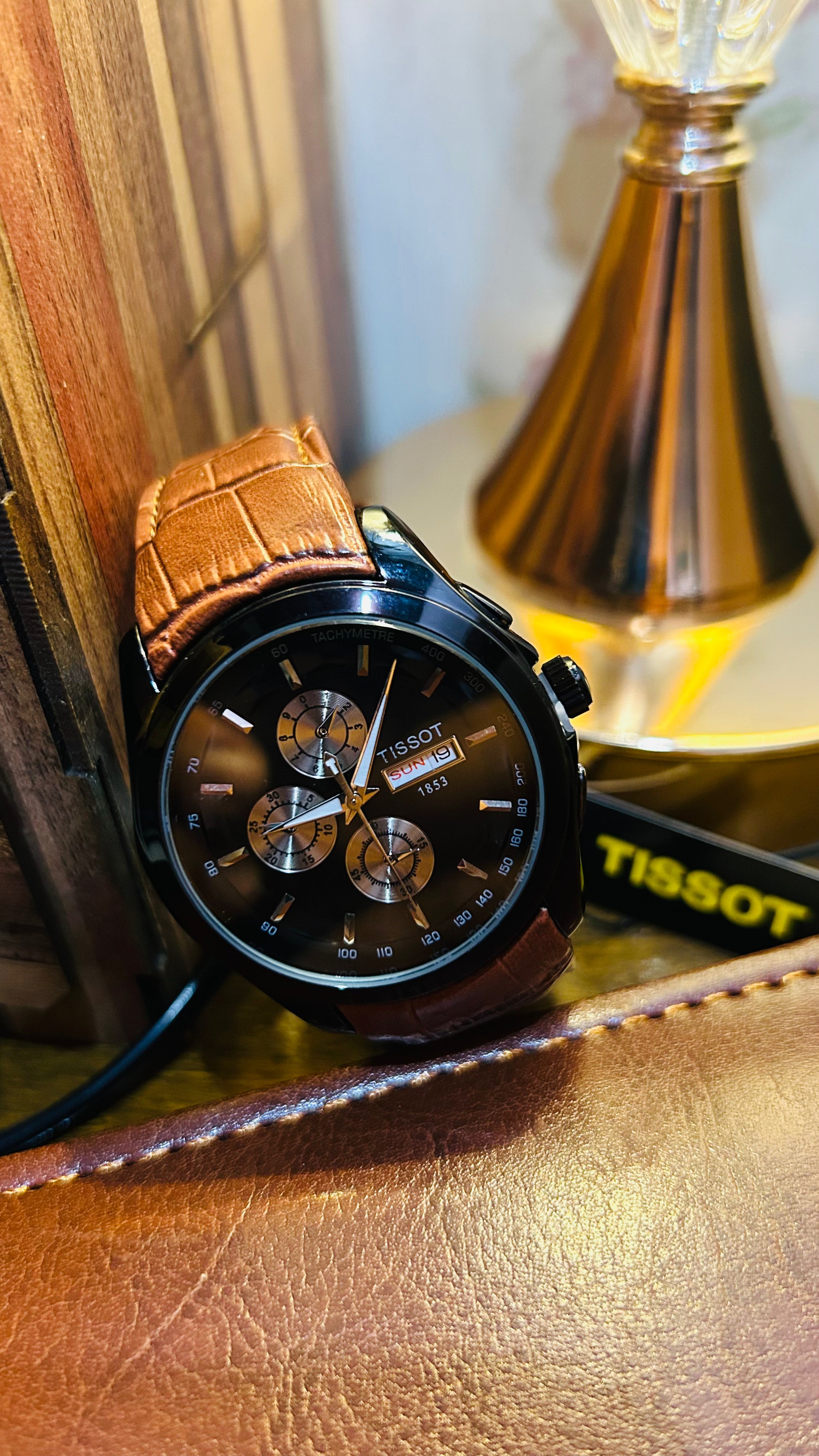 TISSOT BLACK CAMEL