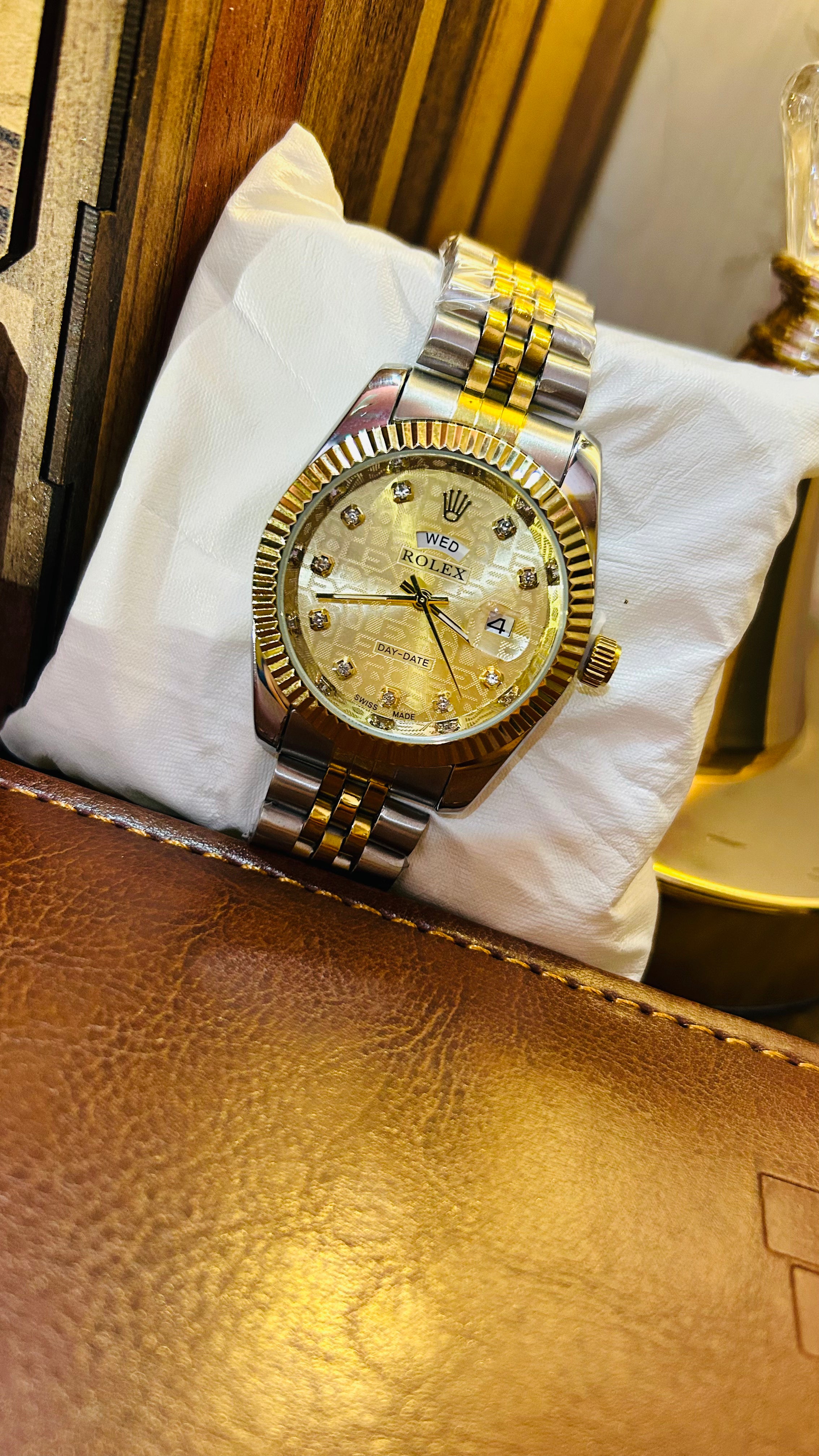 ROLEX SILVER GOLD