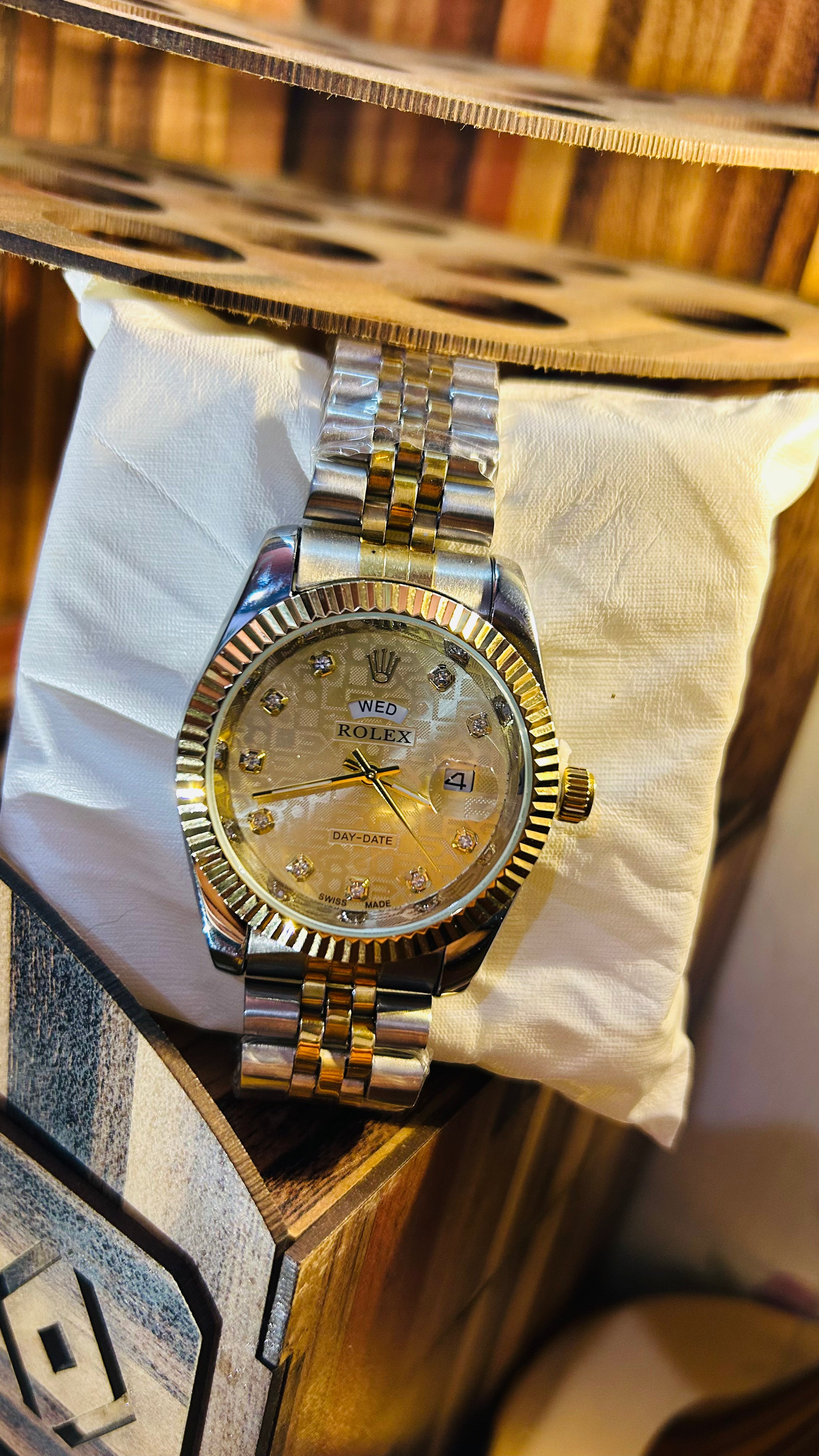 ROLEX SILVER GOLD